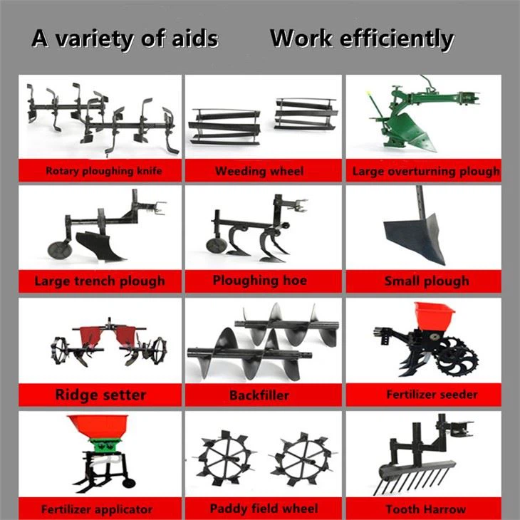 4.roller tiller attachments