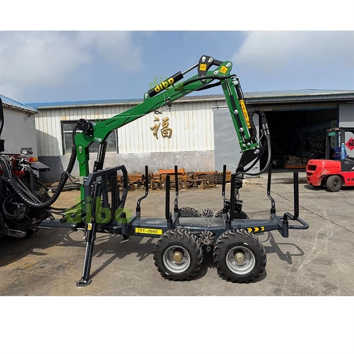 4.2m Timber Crane With 3ton Trailer high quality