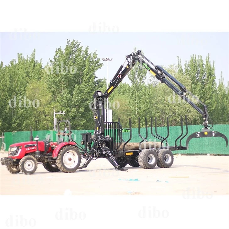 Log Crane And Trailer