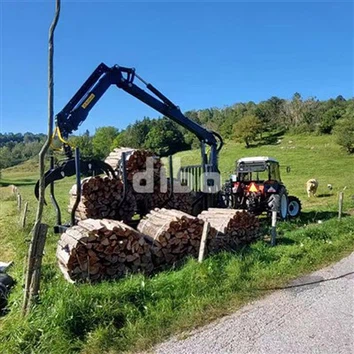 Prikolica za grab drva